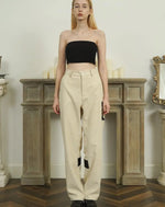 Load image into Gallery viewer, Beige Streetwear Pants - Denim - Men - Outfits - Sweatpants