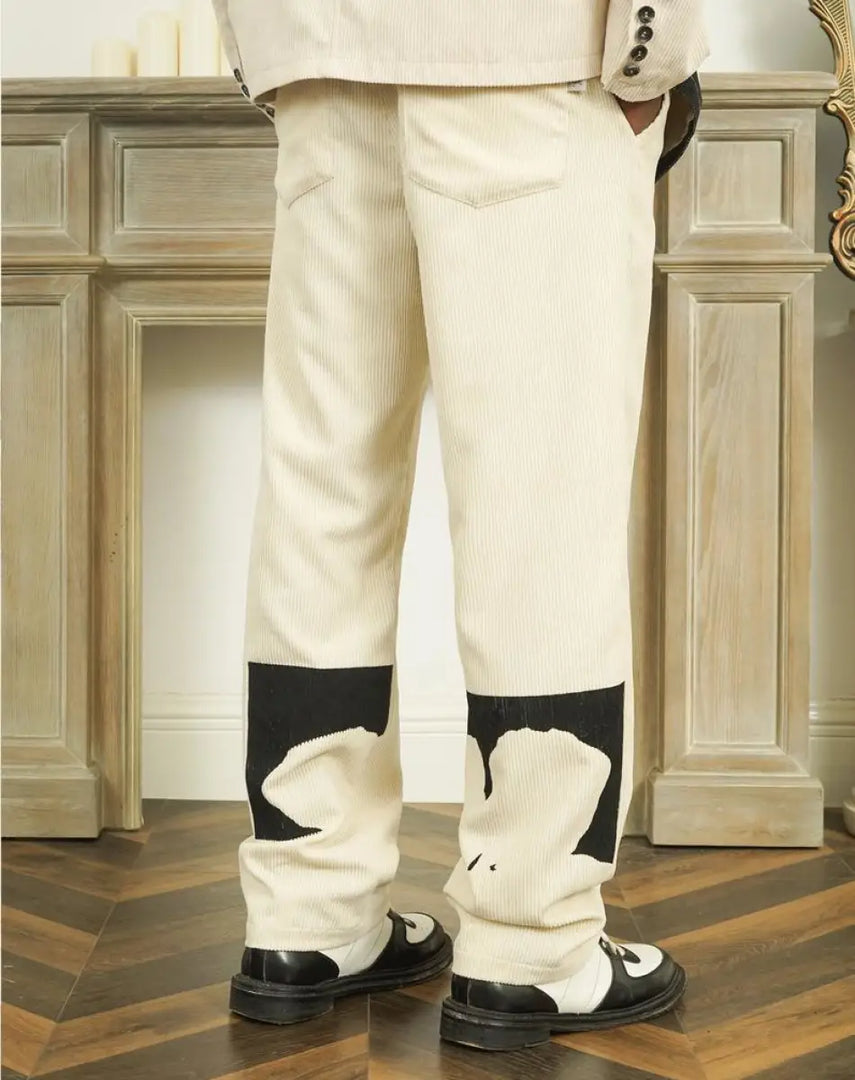 Beige Streetwear Pants - Denim - Men - Outfits - Sweatpants