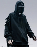 Load image into Gallery viewer, Men’s Dark Techwear Streetwear Hoodie Oversized
