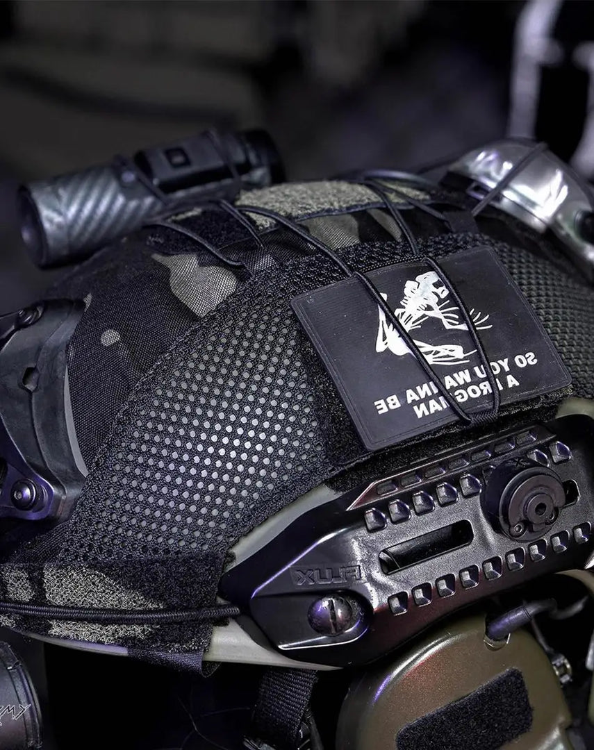 Tactical Techwear Streetwear Helmet With Attachments