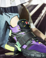 Load image into Gallery viewer, Cyberpunk Purple Techwear Streetwear Sneakers - Shoes
