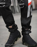 Load image into Gallery viewer, Cyberpunk Techwear High - top Sneakers - BLACK / 36 Men
