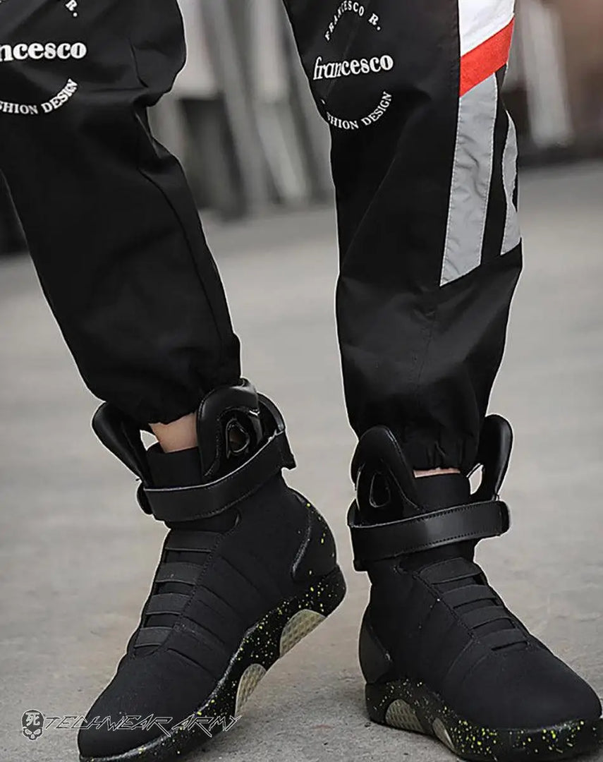 Cyberpunk Techwear High - top Sneakers - BLACK / 36 Men