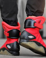 Load image into Gallery viewer, Cyberpunk Techwear High - top Sneakers - RED / 36 Men Shoes
