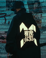 Load image into Gallery viewer, Men’s Black Techwear Streetwear Jacket With Hood
