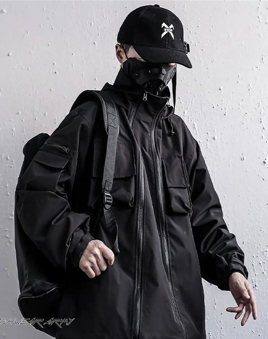 Dark Reflective Jacket - Clothing - Men - Techwear