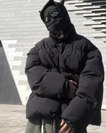 Load image into Gallery viewer, Techwear Streetwear Hooded Puffer Jacket - Hoodie
