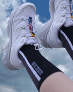 Load image into Gallery viewer, Men’s White Techwear Streetwear Sneakers - TOE - DIVIDED
