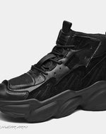 Load image into Gallery viewer, Men’s Black Techwear Streetwear Sneakers - Footwear Men
