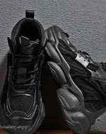 Load image into Gallery viewer, Men’s Black Techwear Streetwear Sneakers - Footwear Men
