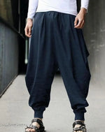 Load image into Gallery viewer, Men’s Black Techwear Streetwear Harem Pants - Clothing Men

