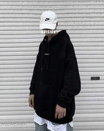 Load image into Gallery viewer, Men’s Oversized Charcoal Techwear Hoodie - Clothing Men
