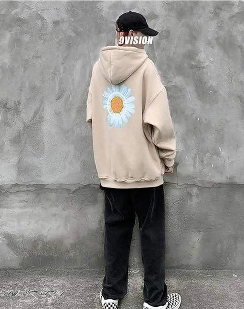 Men’s Oversized Charcoal Techwear Hoodie - Clothing Men