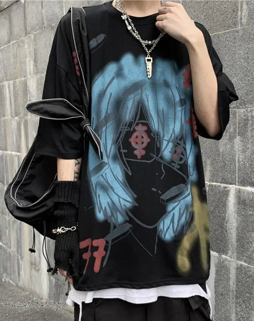 Hiphop Harajuku Shirt - Clothing - Men - Techwear
