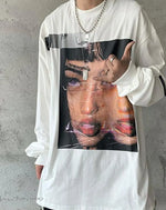 Load image into Gallery viewer, Harajuku Graphic Oversized Streetwear Shirt - WHITE / M Men
