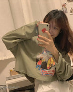 Load image into Gallery viewer, Harajuku Oversized Graphic Streetwear Sweater - Hoodie
