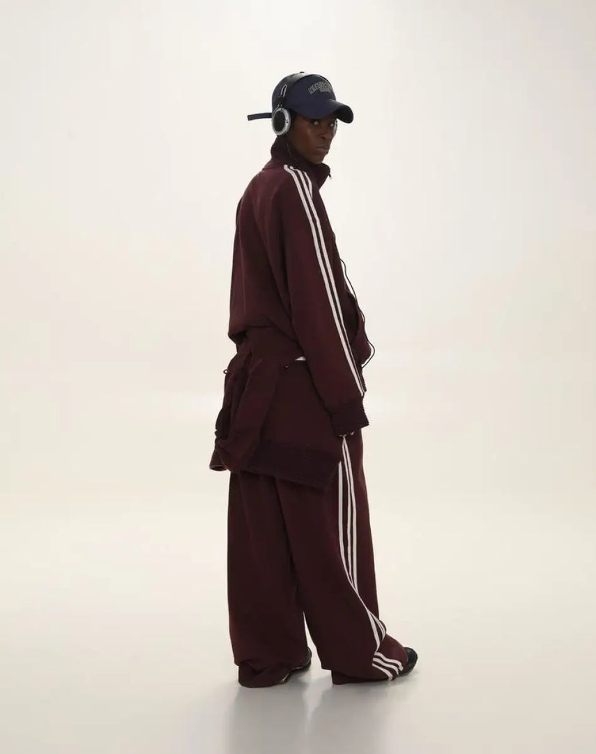 Mens Techwear Jacket - Hoodie Men Streetwear Trench Coat