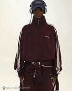 Load image into Gallery viewer, Mens Techwear Jacket - S / OX BLOOD Hoodie Men Streetwear
