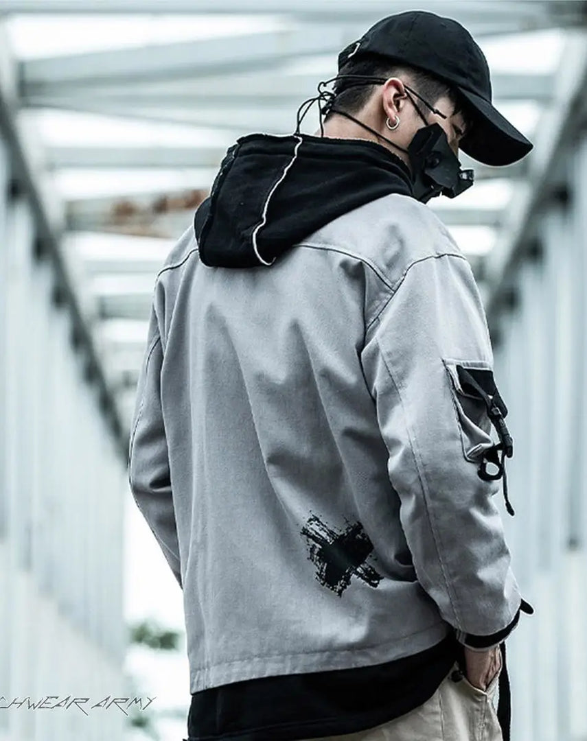 Military Jacket With Hood - Clothing - Men - Techwear -