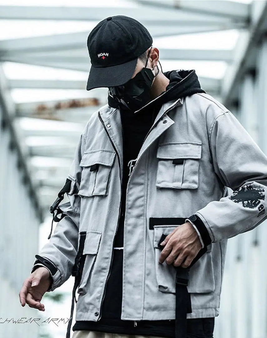 Military Jacket With Hood - Clothing - Men - Techwear -