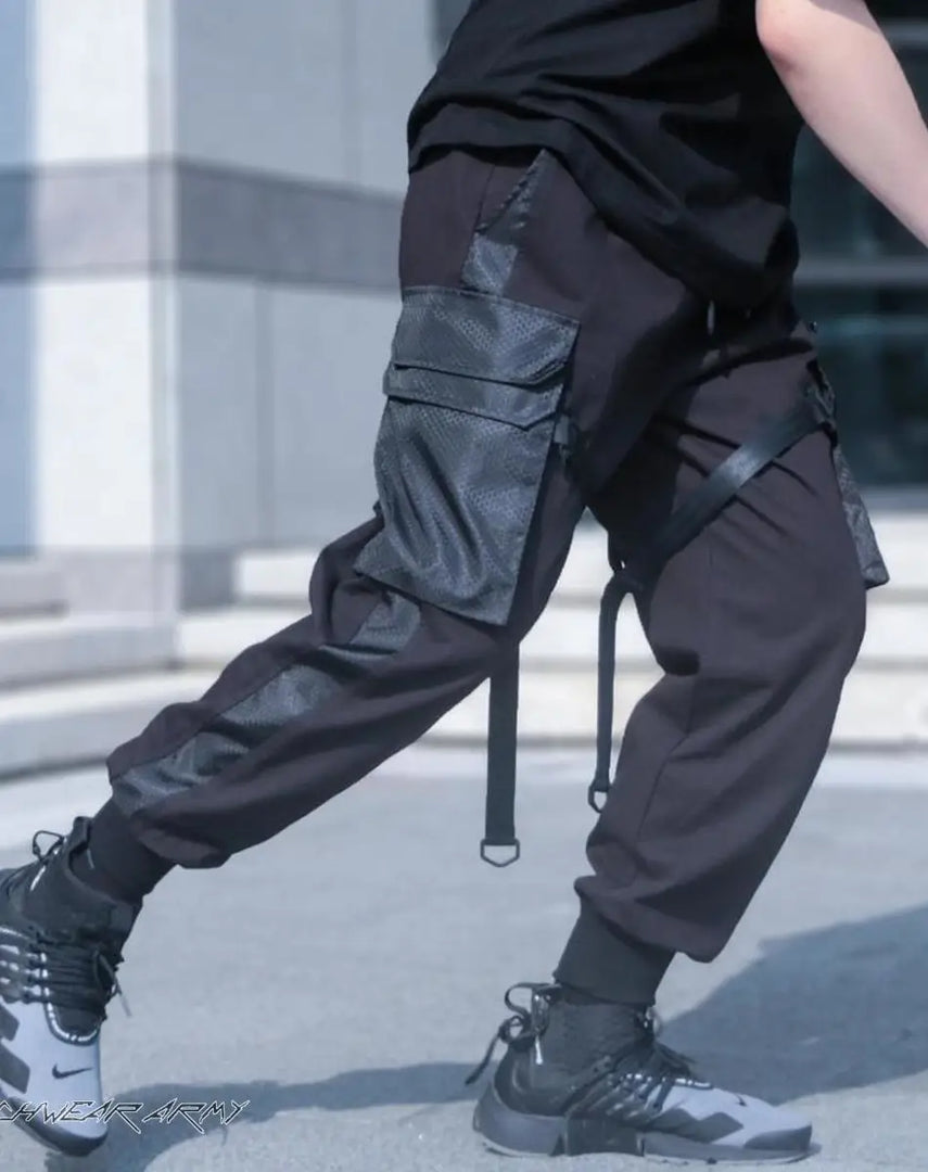 Men’s Techwear Streetwear Tactical Cargo Pants - Men