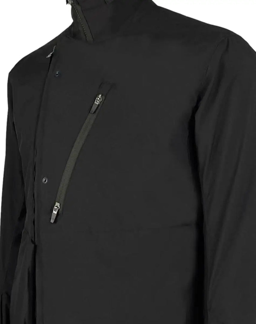 Men’s Black Techwear Streetwear Windbreaker Jacket - Men