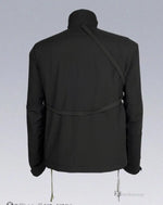 Load image into Gallery viewer, Men’s Black Techwear Streetwear Windbreaker Jacket - Men
