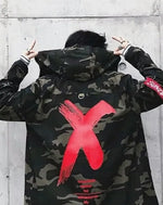 Load image into Gallery viewer, Men’s Camouflage Techwear Hooded Jacket - Clothing Men Women
