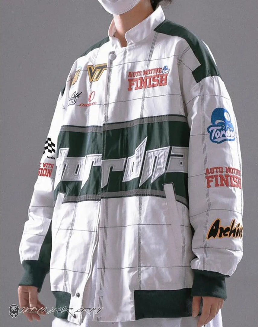 Retro Racing Jacket - Clothing - Men - Techwear - Women