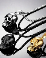 Load image into Gallery viewer, Skull Necklace - Jewelry - Katana - Sunglasses - Techwear