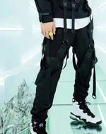Load image into Gallery viewer, Straps Techwear Pants - Clothing - Men - Women