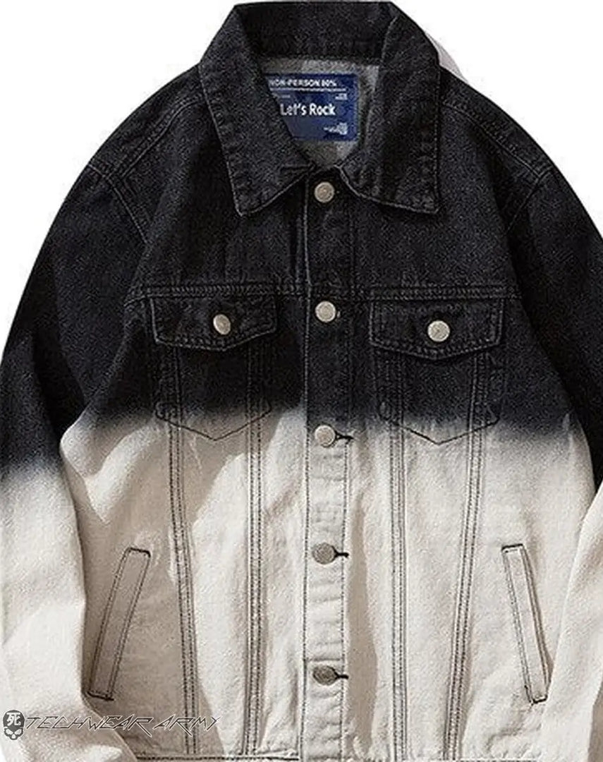 Streetwear Denim Jacket - Clothing - Men - Techwear