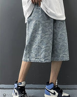 Load image into Gallery viewer, Streetwear Denim Shorts - Clothing - Men - Short - Techwear