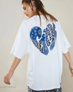 Load image into Gallery viewer, Streetwear Oversized T-Shirt - S / WHITE - Shirt - Women