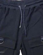 Load image into Gallery viewer, Men’s Black Techwear Cargo Shorts - Clothing Men Short Women
