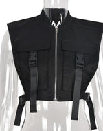 Load image into Gallery viewer, Women’s Beige Techwear Utility Vest - Clothing Women

