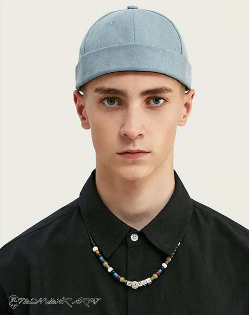 Men’s Techwear Streetwear Black Docker Hat - Dockers Men