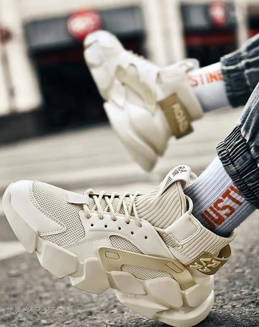 Tech Wear Sneakers - BEIGE / 39 - Shoes - Streetwear -