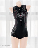 Load image into Gallery viewer, Women’s Techwear Style Black Jumpsuit Outfit - Outfits
