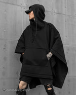 Load image into Gallery viewer, Techwear Cyberpunk Hoodie - BLACK / ONESIZE Hoodies Men
