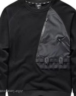 Load image into Gallery viewer, Men’s Black Techwear Streetwear Shirt With Buckles
