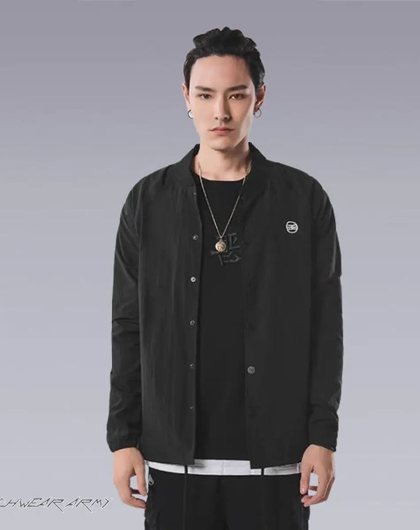 Men’s Japanese Kanji Techwear Streetwear Jacket