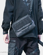 Load image into Gallery viewer, Techwear Tactical Crossbody Bag Black - DEFAULT TITLE
