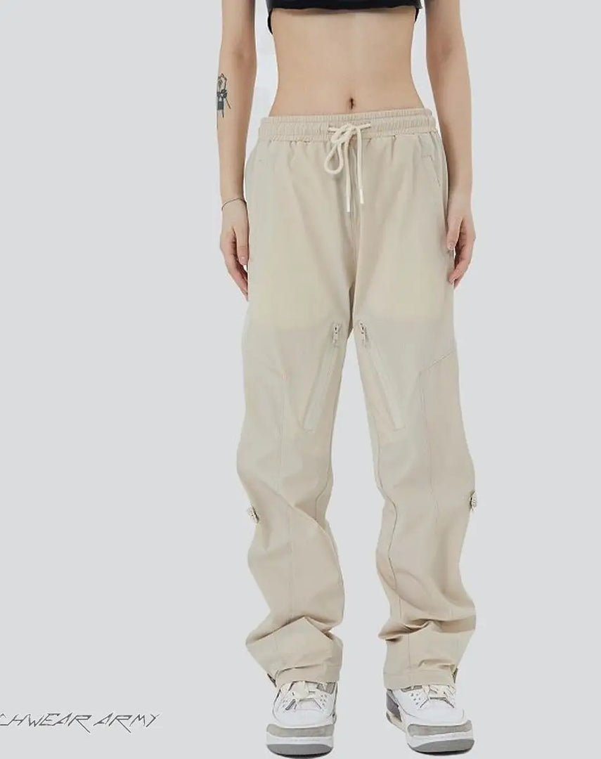 Techwear Multi Cargo Pants - Denim - Hoodies - Men -