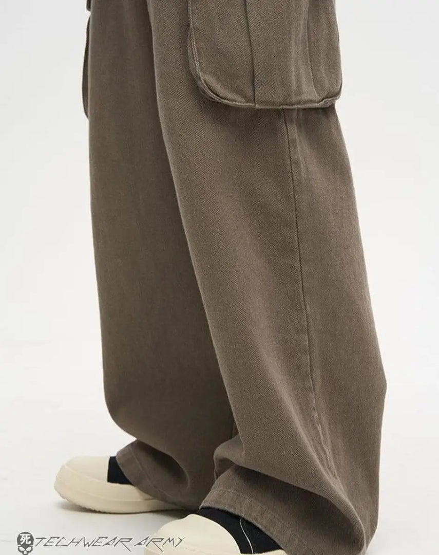 Techwear Pocket Cargo Pants - Denim - Jumpsuit - Men -