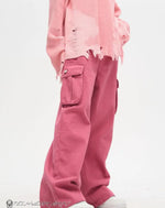 Load image into Gallery viewer, Techwear Pocket Cargo Pants - Denim - Jumpsuit - Men -