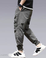 Load image into Gallery viewer, Techwear Streetwear Tactical Cargo Pants - Denim Sweatpants
