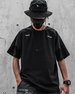 Load image into Gallery viewer, Oversized Black Techwear Streetwear T - shirt - Cyberpunk
