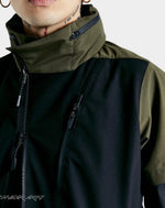 Load image into Gallery viewer, Techwear Streetwear Clothing Black Windbreaker Jacket
