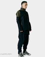 Load image into Gallery viewer, Techwear Streetwear Clothing Black Windbreaker Jacket
